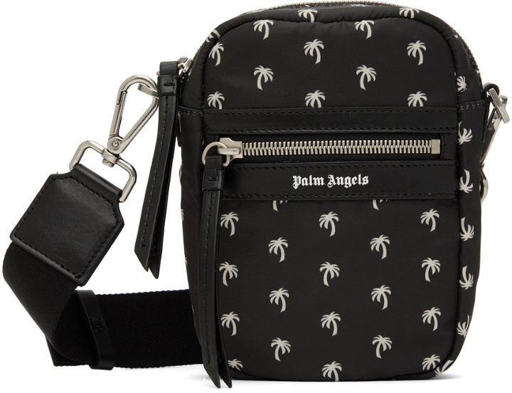 Photo: Palm Angels Black Mini Palms Messenger Bag