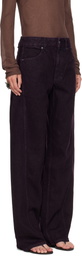 Eckhaus Latta Purple Bend Jeans