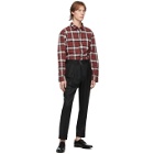 Officine Generale Red Check Barry Shirt