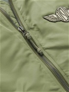 Visvim - Thorson Marque Logo-Appliquéd Shell Bomber Jacket - Green