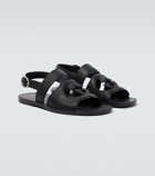 Gucci - GG leather sandals