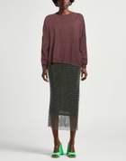 Manila Grace Womens Sweater Chocolate in Brown