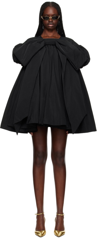 Photo: VAQUERA Black Bow Minidress
