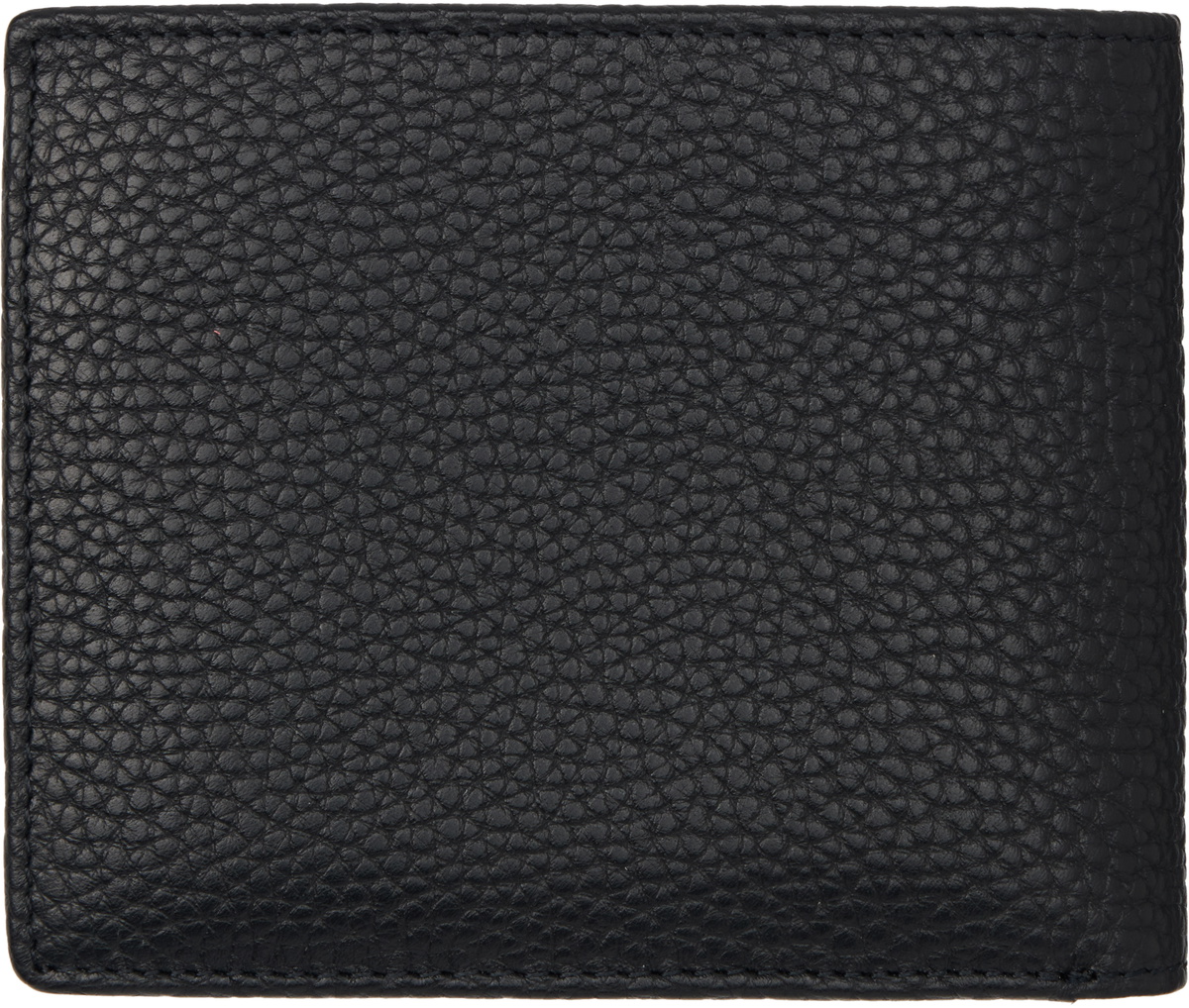 Diesel Black Bi Fold Coin S Wallet