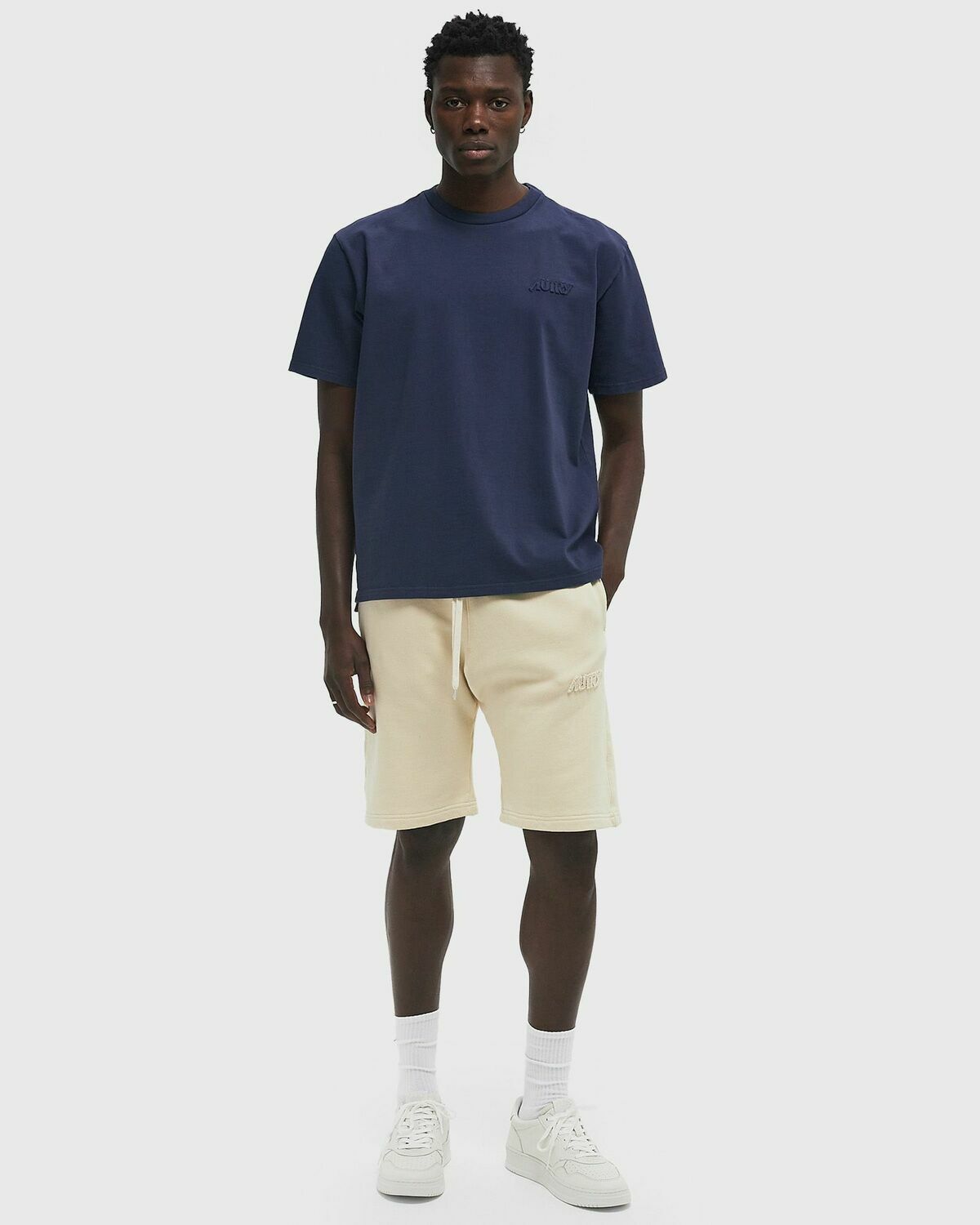 Autry Action Shoes T-SHIRT MAIN Blue Mens Shortsleefe