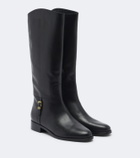 Veronica Beard Arabelle leather knee-high boots