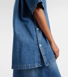 Plan C Oversized denim shirt
