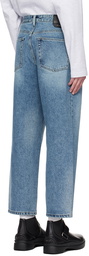 Solid Homme Blue Cropped Jeans