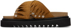 Toga Virilis Tan Suede Sandals