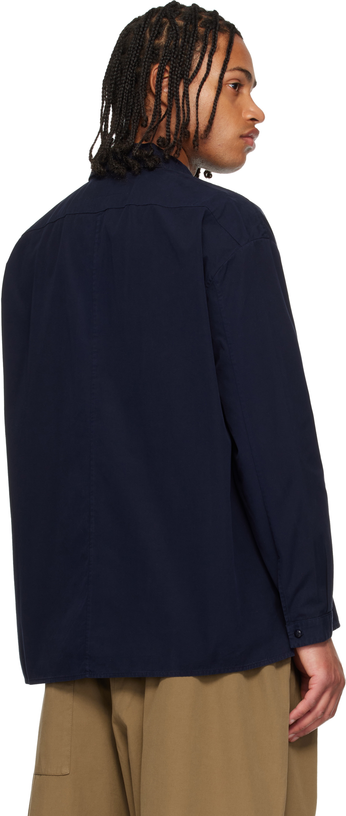 Toogood Navy 'The Draughtsman' Shirt