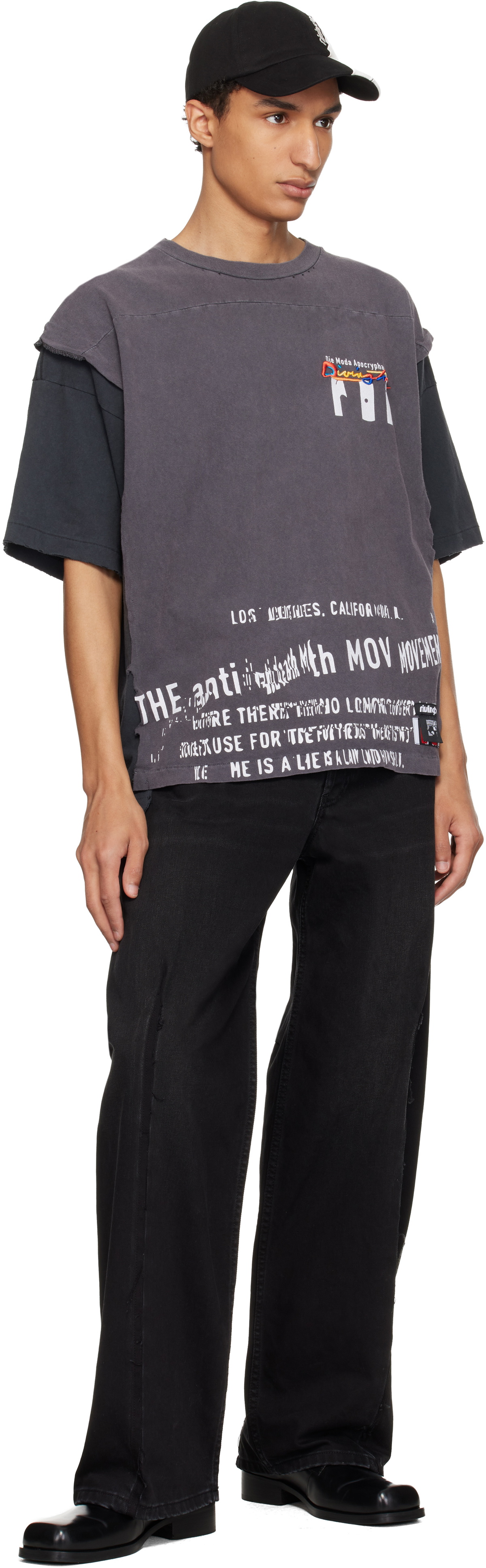 Rivington Roi Rebis Gray Moda Apocrypha Quad T-shirt