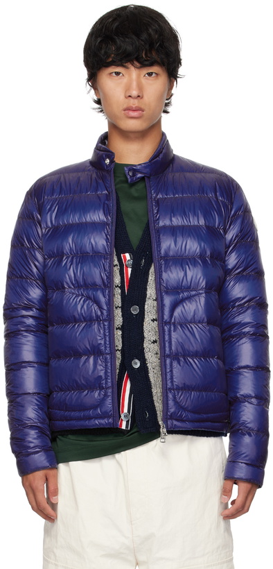 Photo: Moncler Blue Acorus Down Jacket