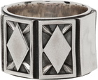 Emanuele Bicocchi Silver Rhombus Ring