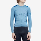 Rapha Men's Pro Team Long Sleeve Jersey in Dusted Blue/Jewelled Blue