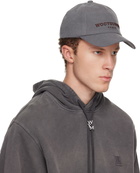 WOOYOUNGMI Gray Dyed Oxford Ball Cap
