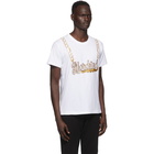 Moschino White Macro Necklace T-Shirt