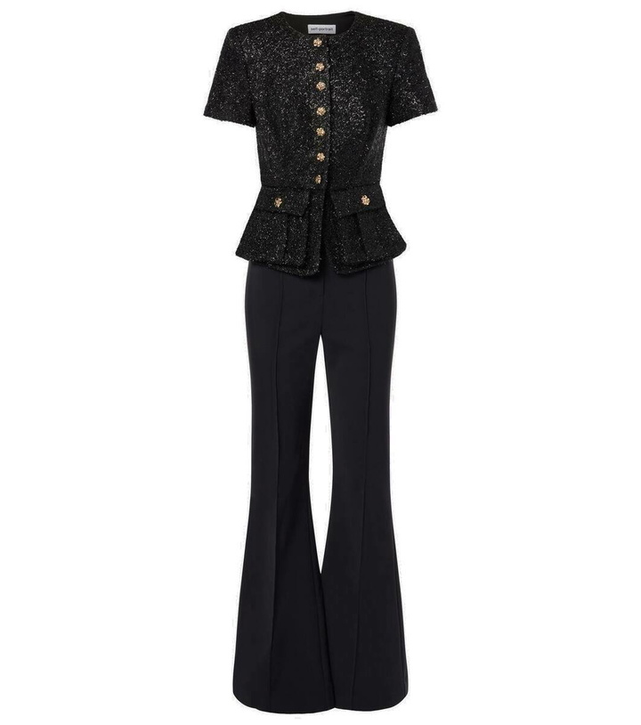 Photo: Self-Portrait Bouclé jumpsuit