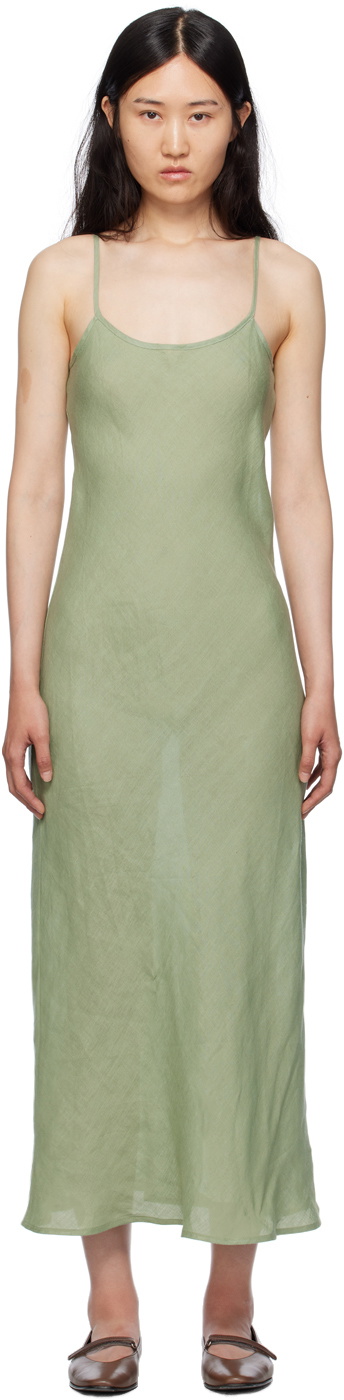 Baserange Green Dydine Maxi Dress Baserange