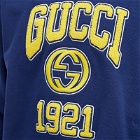 Gucci Men's College Logo Hoodie in Navy