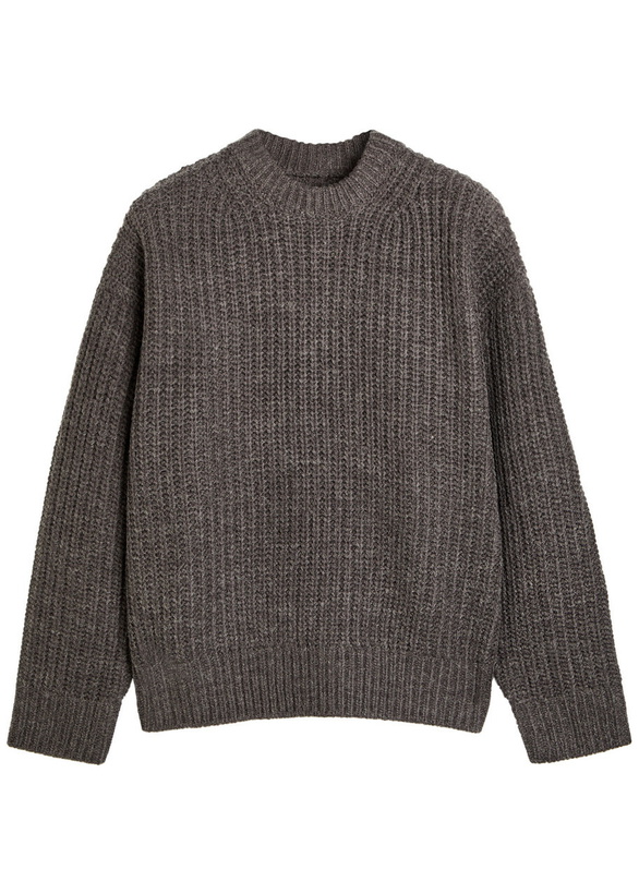 Photo: Mki Miyuki Zoku Ribbed Knit Jumper Charcoal