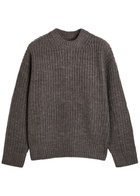 Mki Miyuki Zoku Ribbed Knit Jumper Charcoal