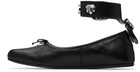 Vivienne Westwood Black Tanned Bardot Ballerina Flats