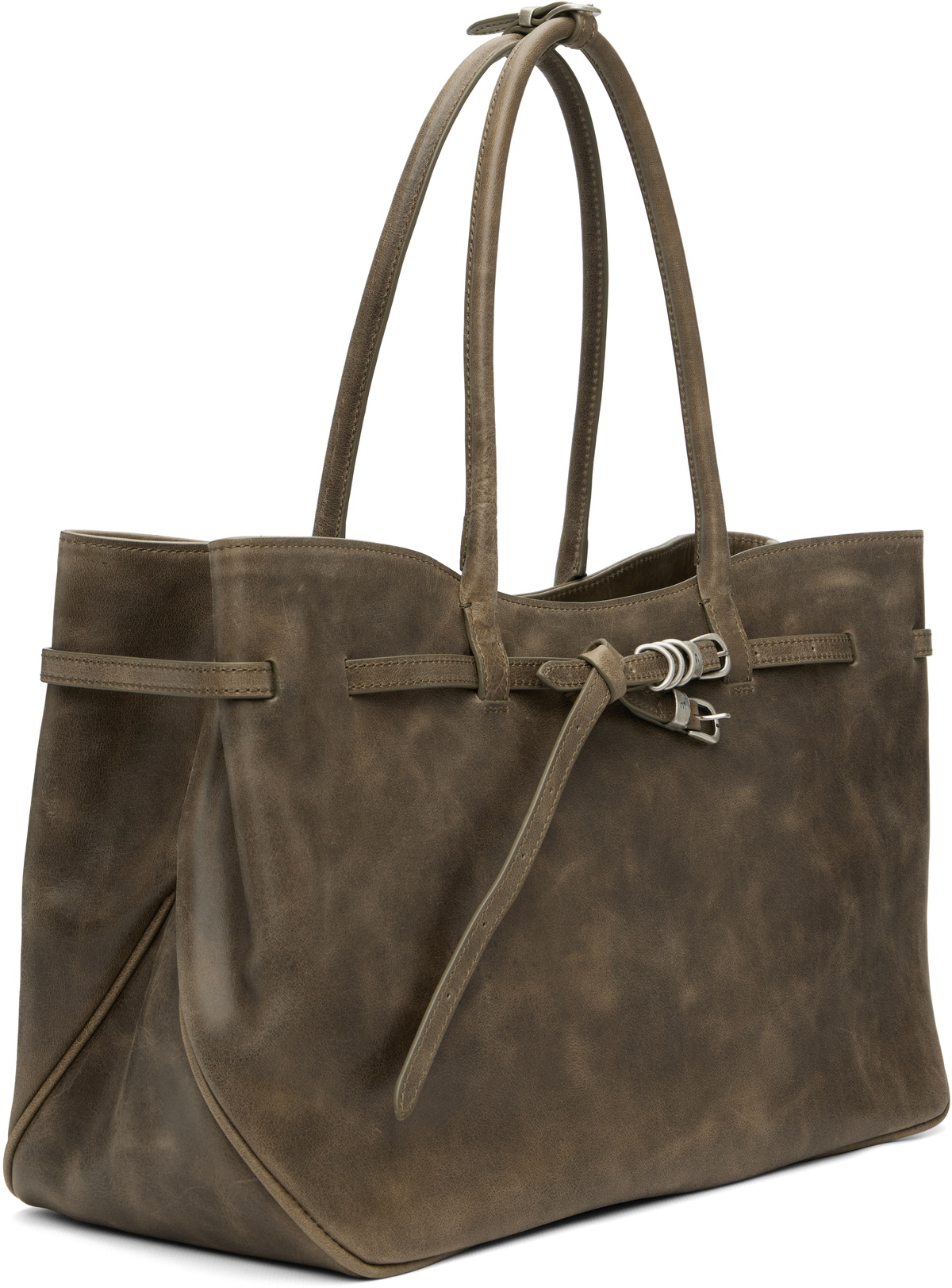 MARGESHERWOOD Taupe Grandma Used Large Tote