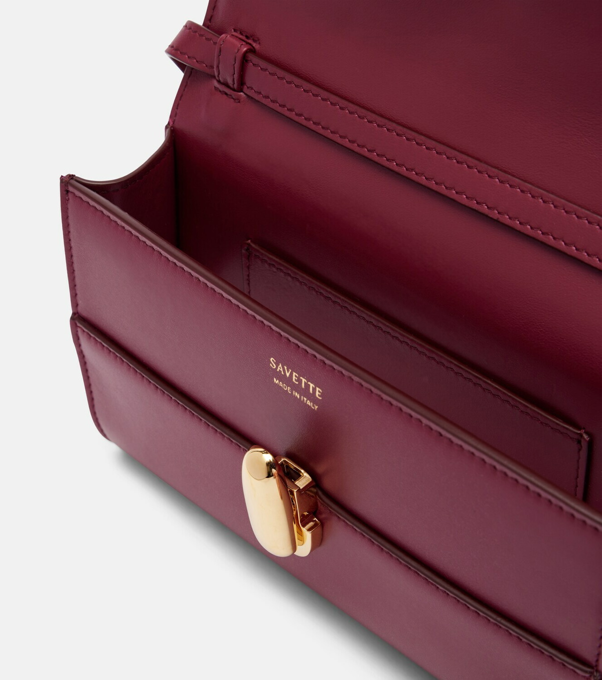 Savette Symmetry Mini leather crossbody bag