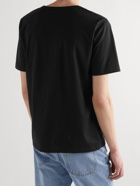 Séfr - Luca Cotton-Blend Jersey T-Shirt - Black