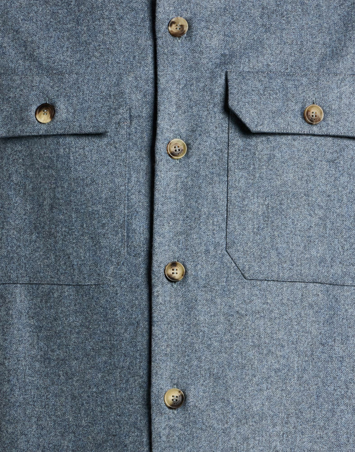 Brunello Cucinelli Mens Shirt Slate in Blue