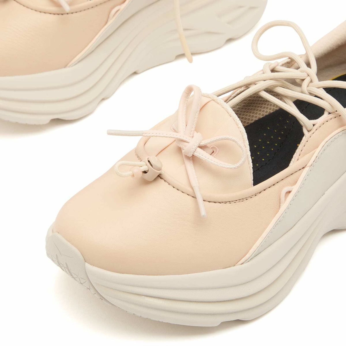 HOKA ONE ONE Women's Bondi Mary Jane Sneaker in Beech Wood/Stucco