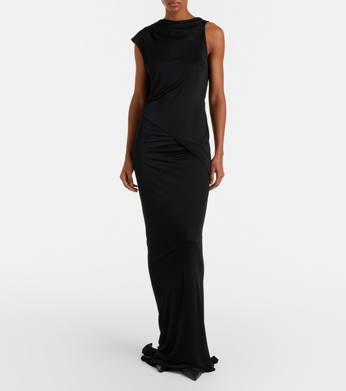 Rick Owens Lilies Shailee ruched gown