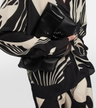 SIR Printed silk shirt