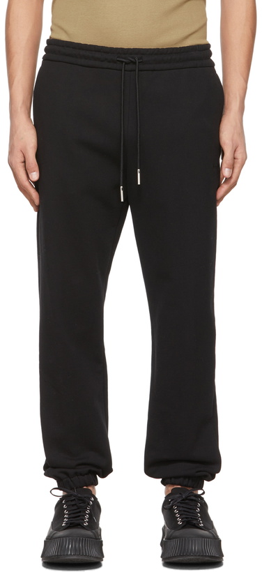 Photo: Solid Homme Black French Terry Lounge Pants