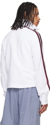 Raimundo Langlois White Henley Sweatshirt