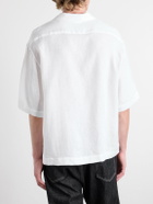 Studio Nicholson - Convertible-Collar Linen Shirt - White