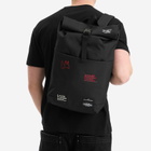 Eastpak x Basquiat Up Roll Backpack - Quotes in Black 