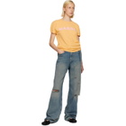 MM6 Maison Margiela Blue Aged Denim Jeans