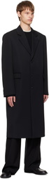 The Row Black Compa Coat