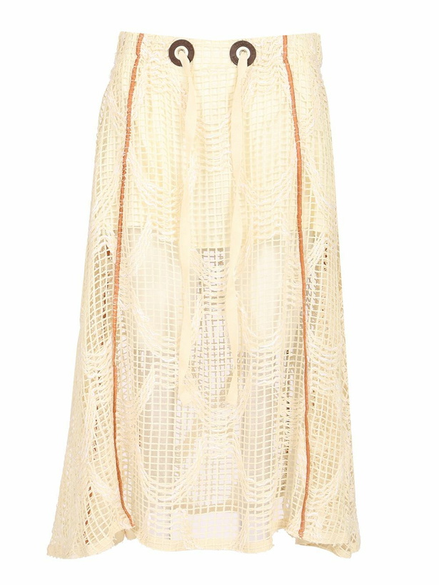 Photo: Durazzi Milano Mesh Midi Skirt