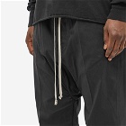 Rick Owens Men's Drawstring Cropped Pant in Black