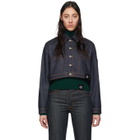 S.R. STUDIO. LA. CA. Indigo Denim Cropped Jacket