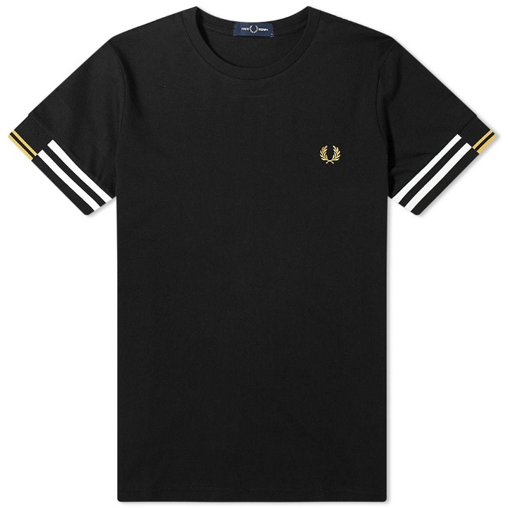 Photo: Fred Perry Authentic Abstract Cuff Tee