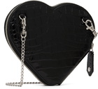 Vivienne Westwood Black Heart Crossbody Bag