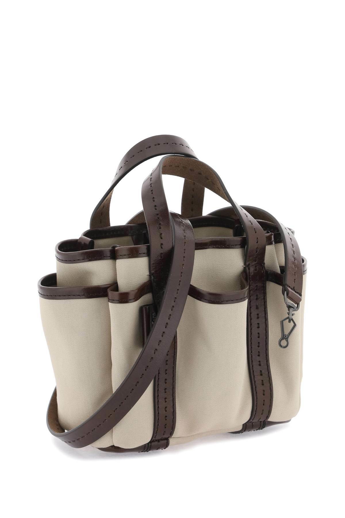 MAX MARA mini garden tote bag Brown Max Mara