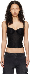GUIZIO Black Sella Corset