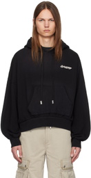 C2H4 Black Crooked Hoodie