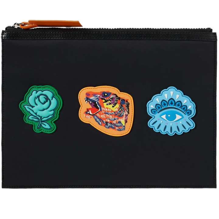 Photo: Kenzo Zip A4 Pouch 'Go Tigers!'