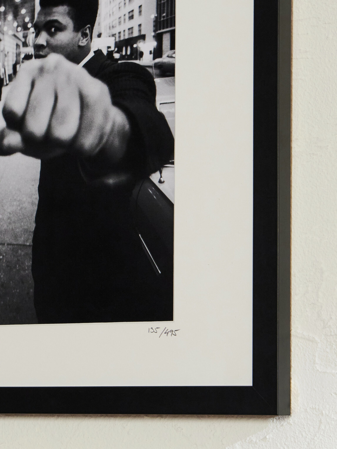 Sonic Editions - Framed 1968 Ali on Broadway Print, 40" x 50"
