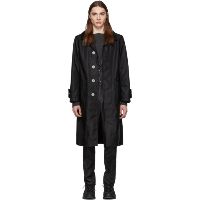 Photo: Burberry Black Vinyl Car Coat